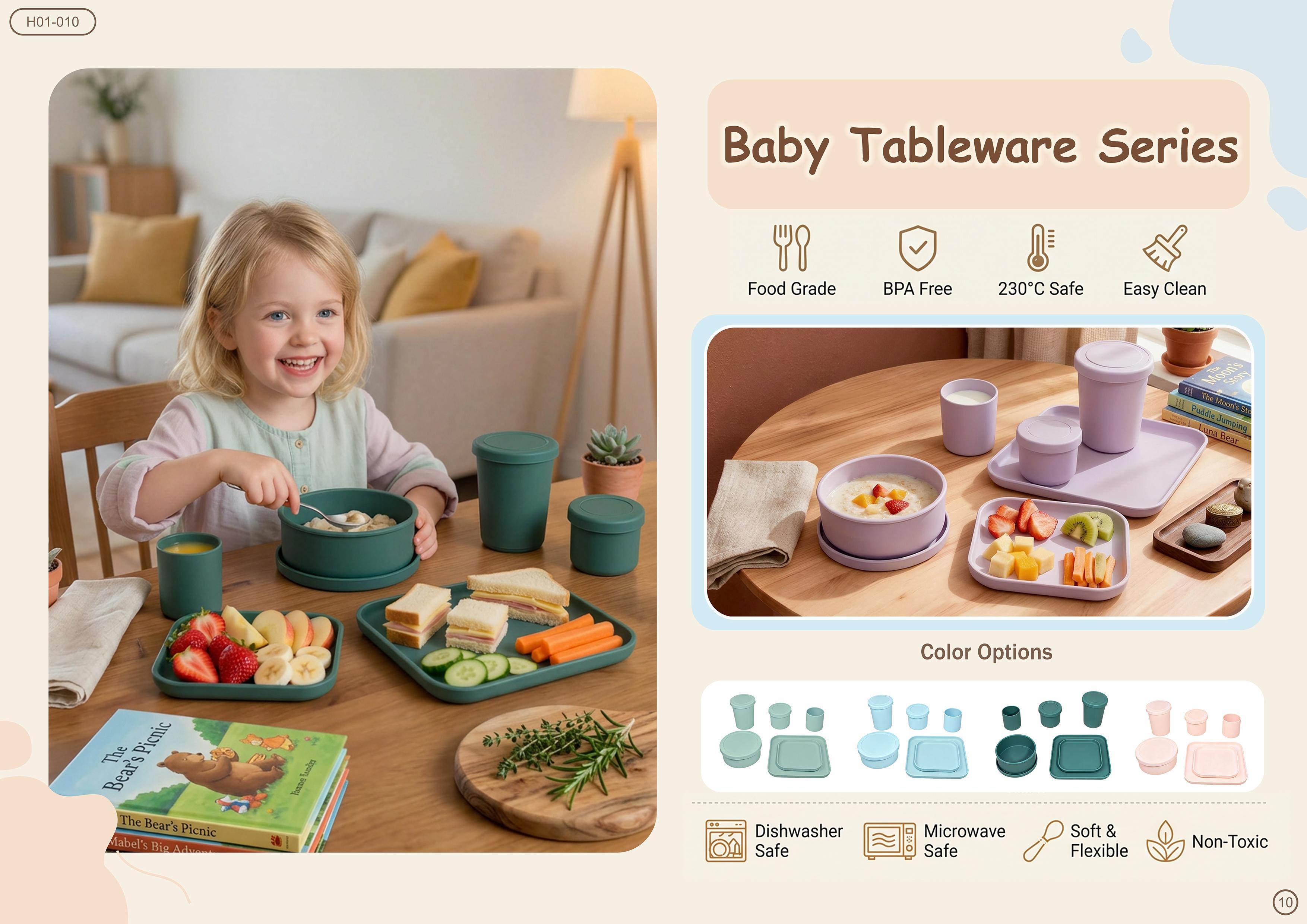 Baby Tableware Series — Bears Picnic