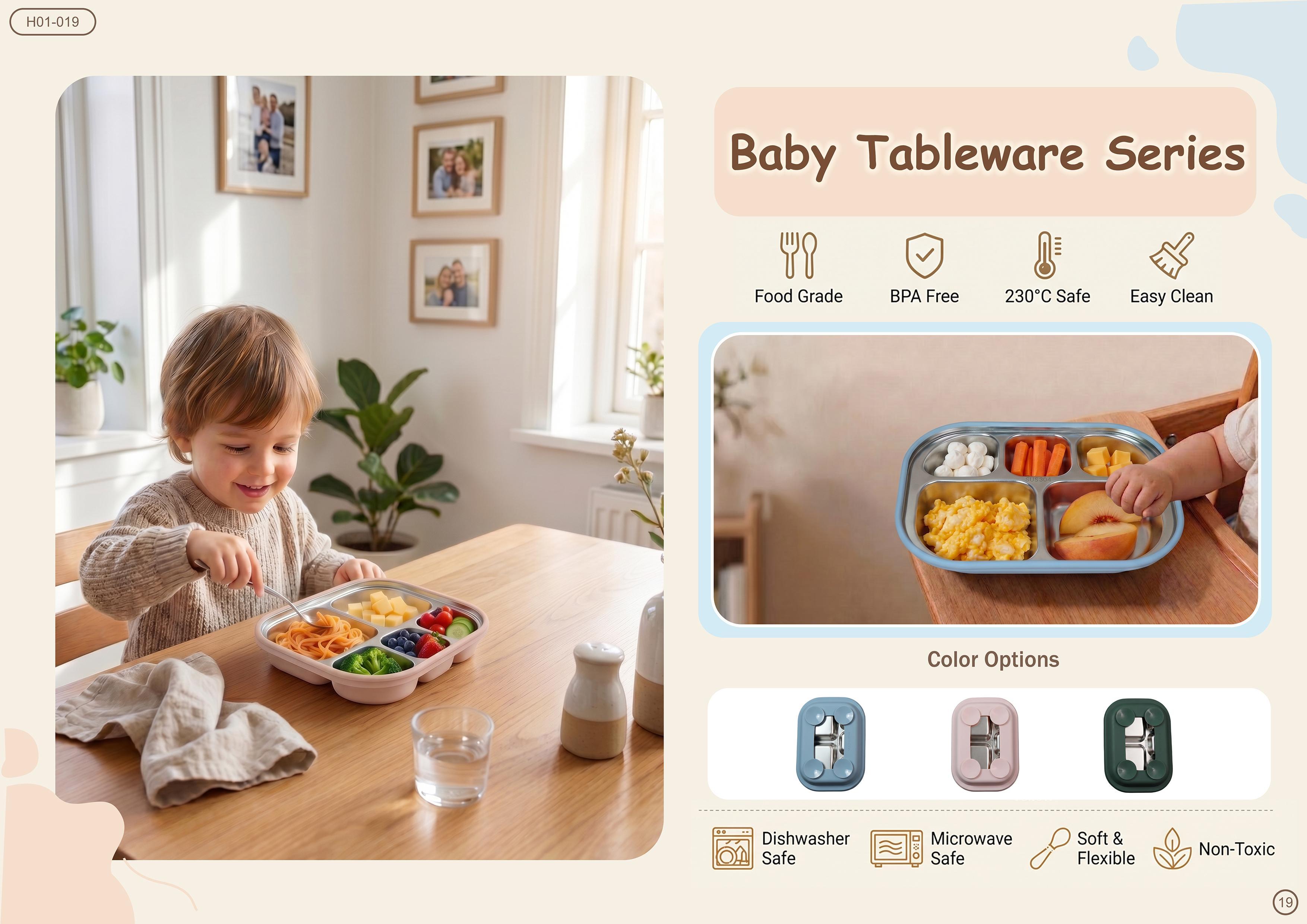 Baby Tableware Series — Bento Plate
