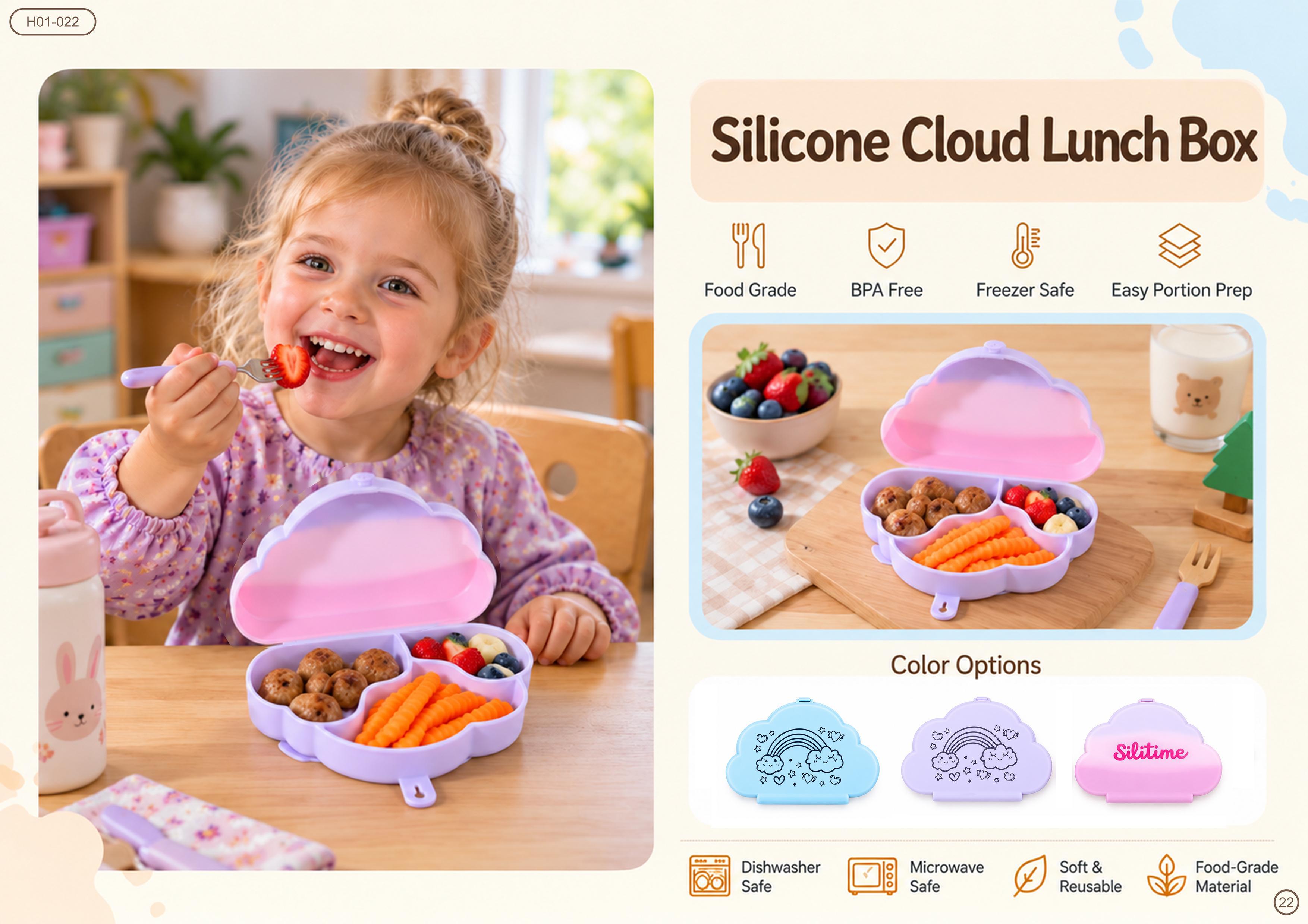 Silicone Cloud Lunch Box