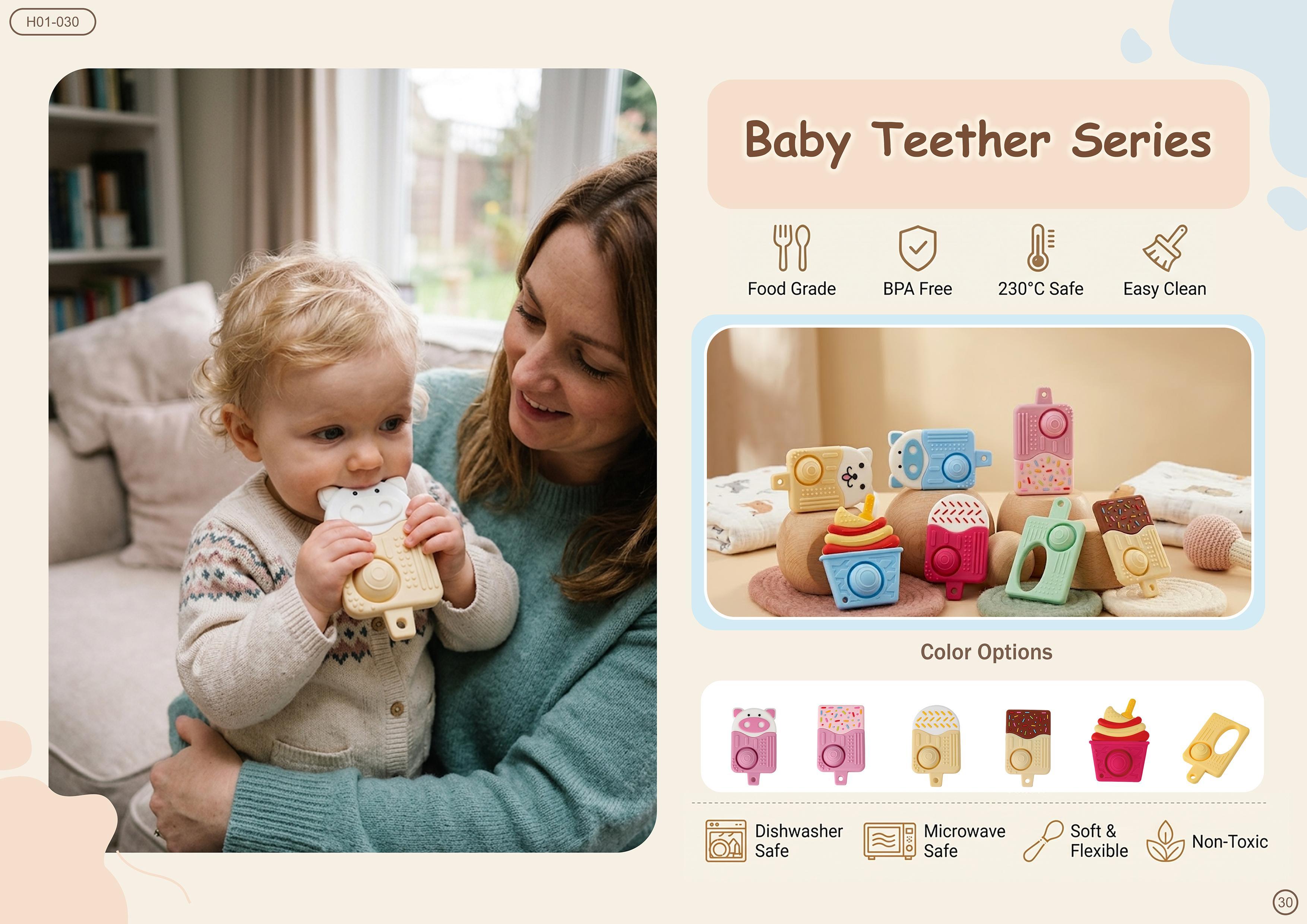Baby Teether Series — Snack Shapes