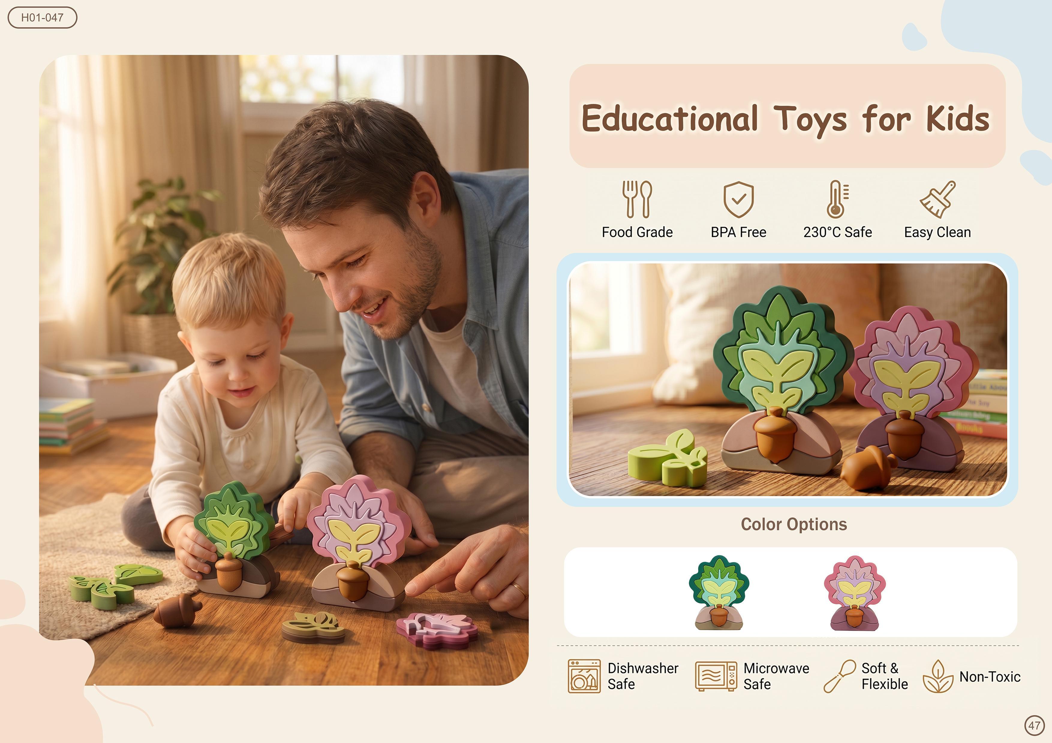 Educational Toys for Kids — Stacking Tree